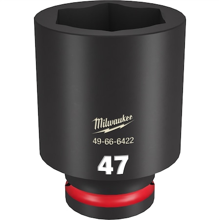Milwaukee Tool SHOCKWAVE Impact Duty? 3/4"Drive 47MM Deep 6 Point Socket 49-66-6422